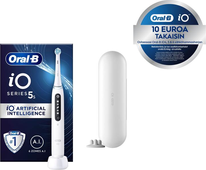 Actual product image Oral-B iO5s Quite White (Oscillating toothbrush)
