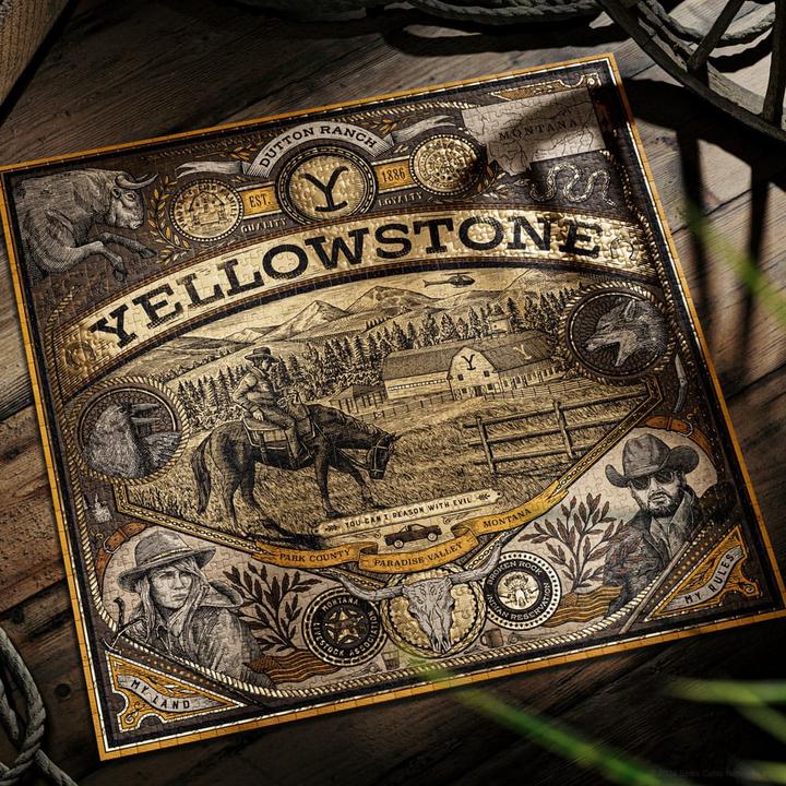 Produktbild Theory11 Yellowstone Multi-Dimensionales Puzzle (1000 Teile) (1000 Teile)