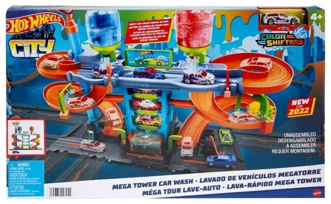 Image du produit Hot Wheels HW City Mega tour de lavage de voitures