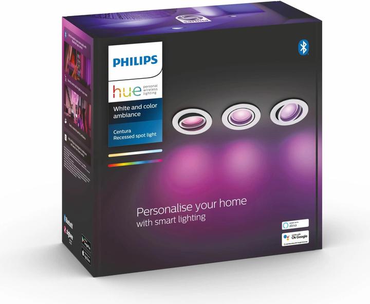 Produktbild Philips Hue Centura White & Color Ambiance 3er Set (250 lm, GU10)