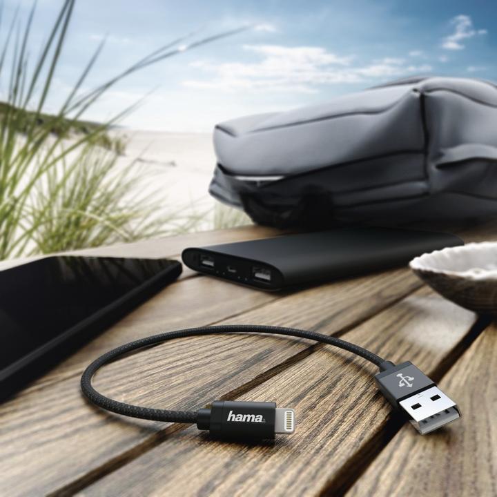 Produktbild Hama USB A - Lightning (0.20 m, USB 2.0)
