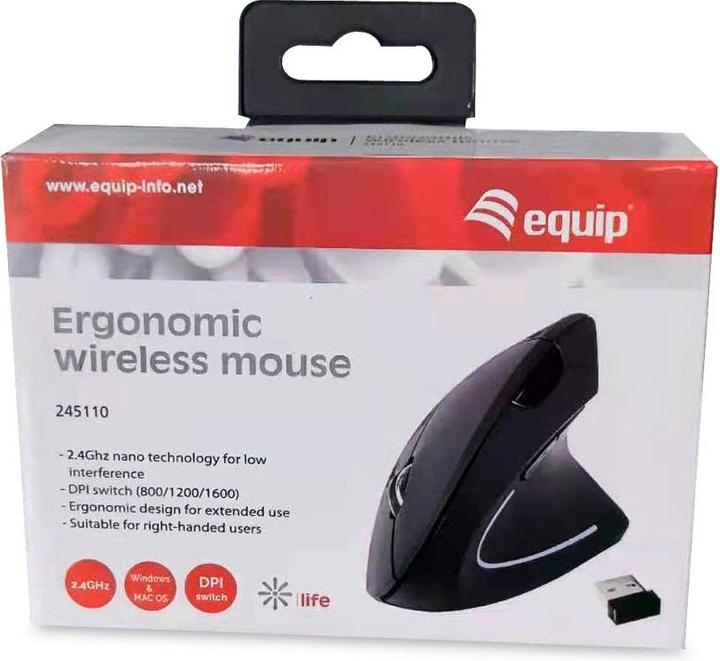 Immagine prodotto equip Ergonomische Maus (Senza fili)