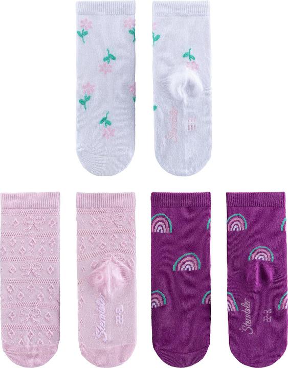 Actual product image Sterntaler Kids socks 3-pack flower (pack of 3, 23 - 26)