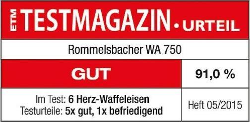 Image du produit Rommelsbacher Wa 750