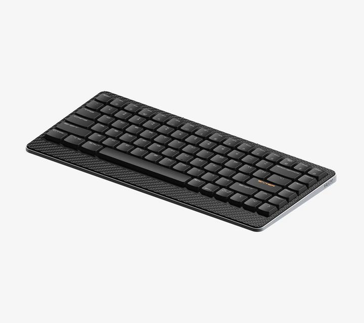 Actual product image Lofree OE920 EDGE 84-Key dual mode low-profile mechanical keyboard-Metallic Silver (US)