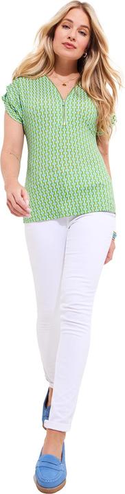 Image du produit Joe Browns Retro Geo Print Zip Neck Top (46)