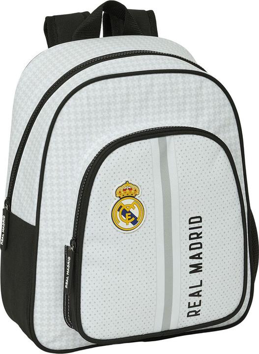 Image du produit Real Madrid CF Sac à dos scolaire Real Madrid C.F. 24/25 Blanc Gris 28 x 34 x 10 cm