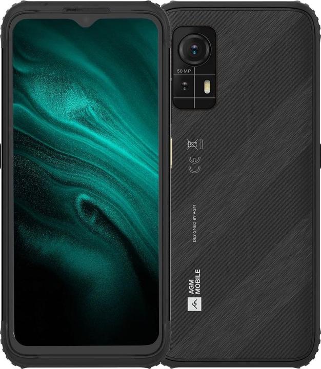 Produktbild Bea-Fon AGM MOBILE H6 light Smartphone Rugged (256 GB, Schwarz, 6.56", Hybrid Dual SIM, 50 Mpx, 4G)