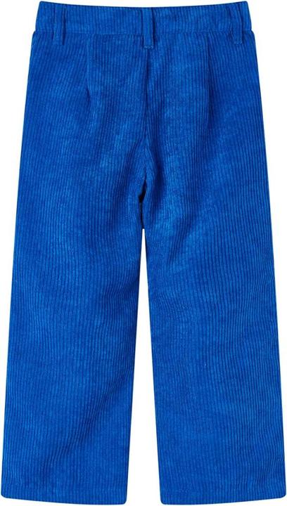 Actual product image VidaXL Children's trousers corduroy cobalt blue 116,Material: 90 % polyester. 7 (116)
