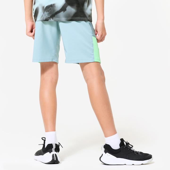 Image du produit Decathlon Short multisport respirant enfant, Bleu gris vert (6, 7, 8)