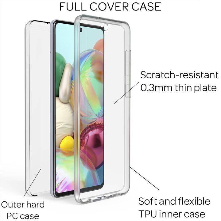 Immagine prodotto Nalia Custodia per cellulare a 360 gradi (Samsung Galaxy A71)