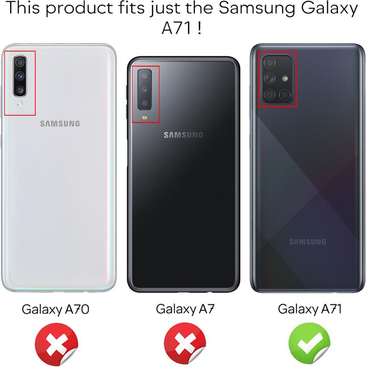 Immagine prodotto Nalia Custodia per cellulare a 360 gradi (Samsung Galaxy A71)