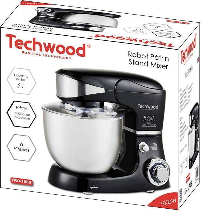 Immagine prodotto Techwood Miscelatore TRO-1056 Miscelatore a colonna Nero (1000 W)