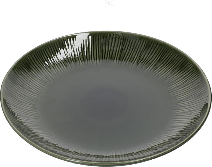 Mikasa Jardin Stoneware Dinner Plates, Set of 4, 27cm, Green (4 x, 27 cm)