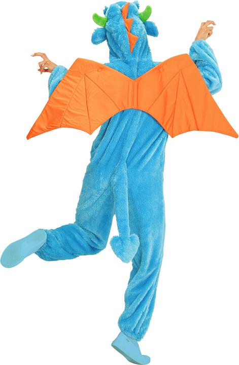 Produktbild Widmann Drachen Plüschkostüm Overall mit Kapuze Erwachsene (XL)