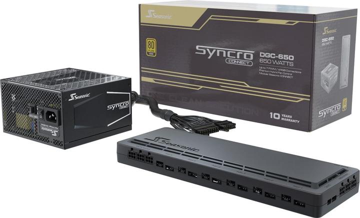 Actual product image Seasonic Syncro Q704 + Syncro DGC-650 (mATX, ITX, ATX, E-ATX)