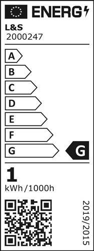 Label énergétique L&S Bande LED Tudo Eco (Blanc chaud, 1500 cm, Intérieur)