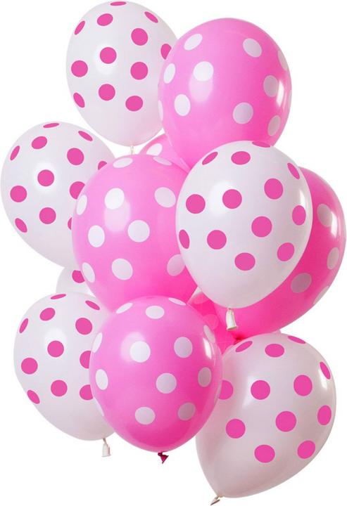 Actual product image Folat Balloon Set Dot Pattern (12 x)