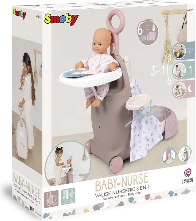 Image du produit Smoby BabyNurse Nursery Suitcase 3 In 1