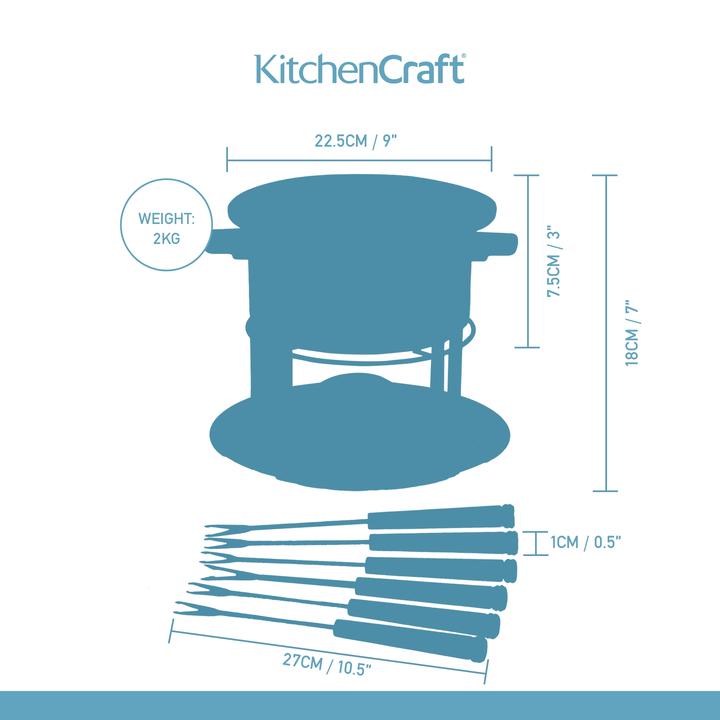 Immagine prodotto Kitchen Craft Deluxe (Fondue di formaggio)