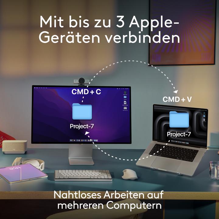 Image du produit Logitech MX Keys S Combo for Mac (DE, Sans fil)