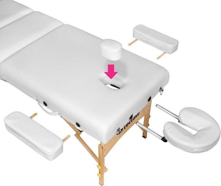 Actual product image tectake Massage couch
