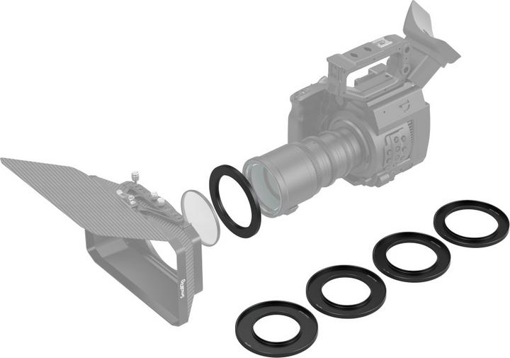 Immagine prodotto SmallRig Set di anelli di riduzione a vite con filettatura per filtri (67 mm/72 mm/77 mm/82 mm/86 mm-114 mm)