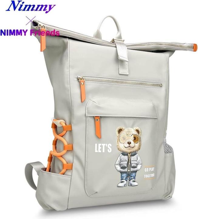 Produktbild Nimmy Cool&Cute 2.0 Bear laptop backpack grey