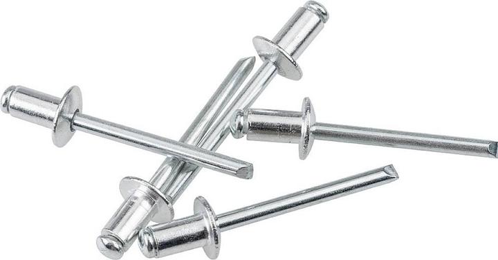 Produktbild kwb 407478 Blindniete (Ø x L) 4.8 mm x 8 mm Aluminium Aluminium Aluminium 50 S