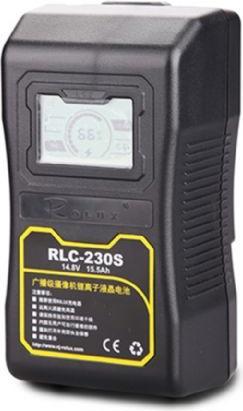 Actual product image Rolux V-Mount Battery RLC-230S 230Wh 14.8V 15500mAh (1 pcs., 15500 mAh, Rechargeable battery)