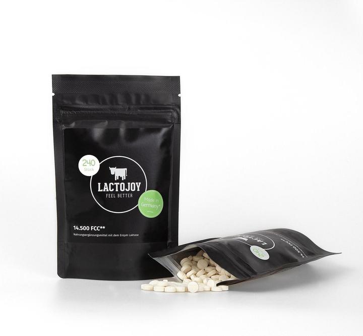Actual product image Lactojoy Lactase refill pack (240 Piece, Pills, 43.20 g)
