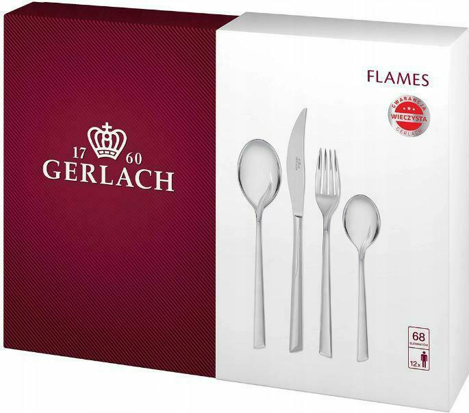 Produktbild Gerlach Besteck-Set Glänzend Valor, Edelstahl, Silber, 52 x 42 x 10 cm, 68-Einheiten (68 Stück, Besteck Set)