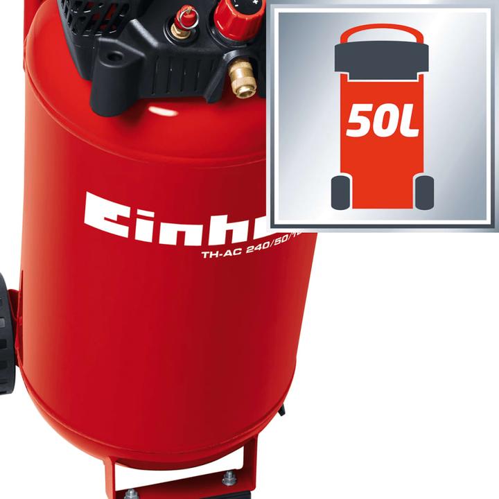 Actual product image Einhell Compressor TH-AC 240/50/10 OF (10 bar, 50 l)