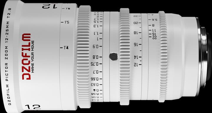 Produktbild Dzofilm Pictor Zoom 12-25 T2.8 White for PL/EF Mount (S35) (PL, Vollformat)