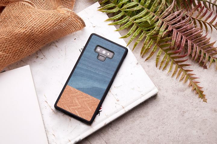 Productafbeelding Man&Wood Telefoonhoesje Galaxy Note 9 denim zwart (Samsung Galaxy Note 9)