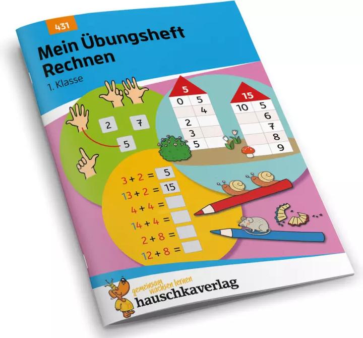 Produktbild Mein Übungsheft Rechnen - 1. Klasse, A5-Heft (Deutsch, Mascha Greune, Tina Harder, 2021)