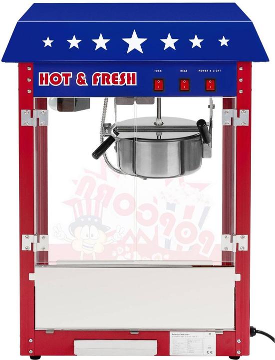 Produktbild Royal Catering Popcornmaschine Popcorn Maker Popcornautomat Popcorn Automat 1600 W USA-Design