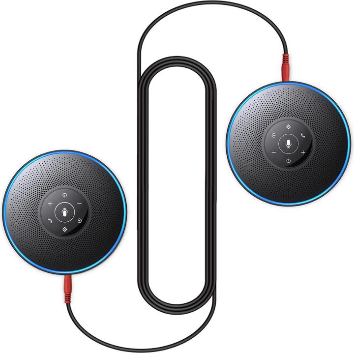 Produktbild EMeet OfficeCore M220 Konferenz-Lautsprecher (2 Konferenzlautsprecher mit jeweils 4 AI Array Mikrofonen