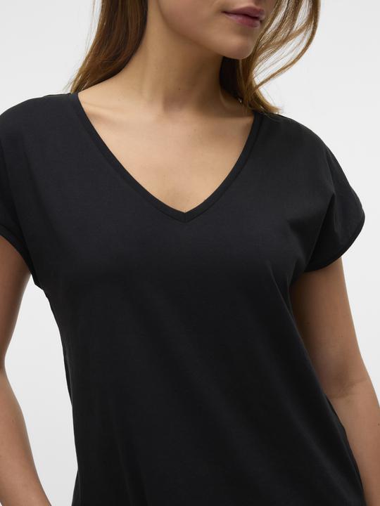 Image du produit Vero Moda Vmluna Ss V-Neck Tee Jrs Noos (XS)