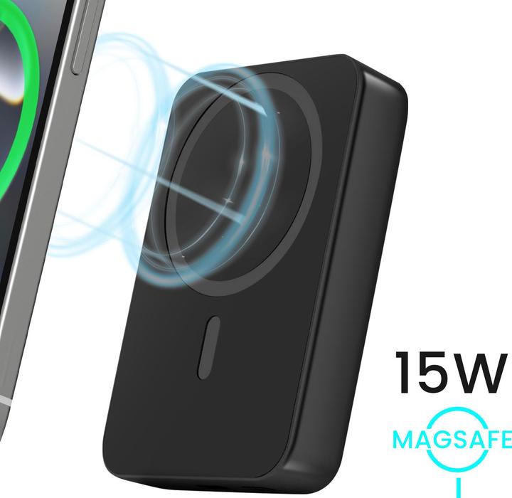 Actual product image Bwoo 20W magsafe 10000 mAh power bank, white (10000 mAh, 20 W)