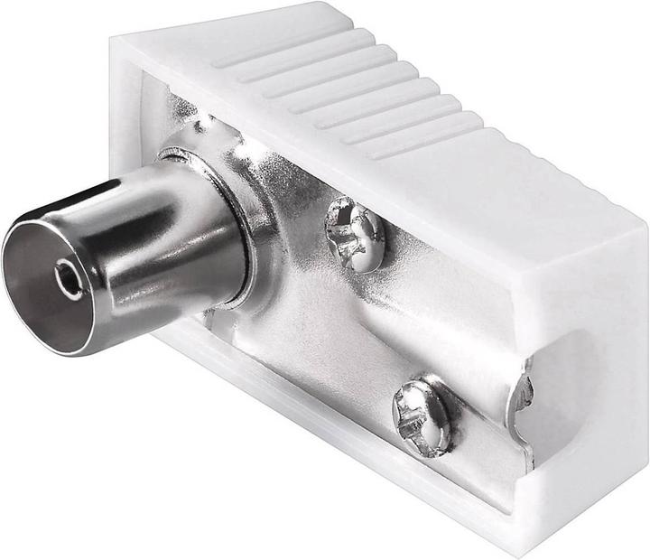 Goobay Angle coupling with screw mounting (Plugs and connectors)