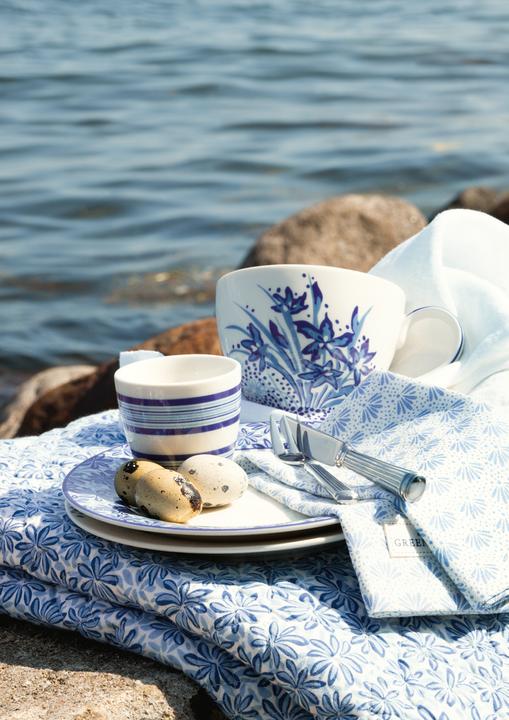 Image du produit Greengate Kristel Housse de coussin blue 40x40cm (40 x 40 cm)