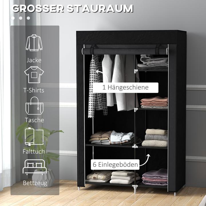 Immagine prodotto Homcom Stoffschrank (103 x 43 x 162,5 cm)