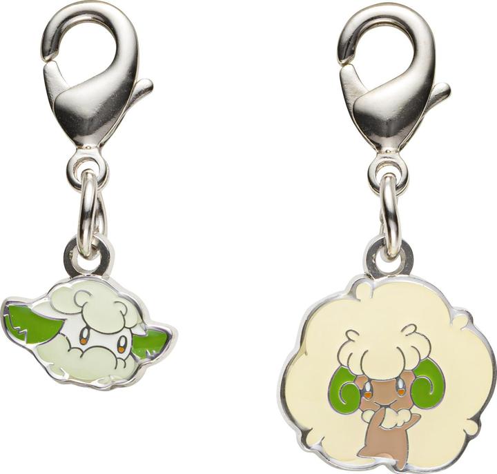 Produktbild Pokémon Pokemon Center - Cottonee, Whimsicott Schlüsselanhänger - 2 Stück