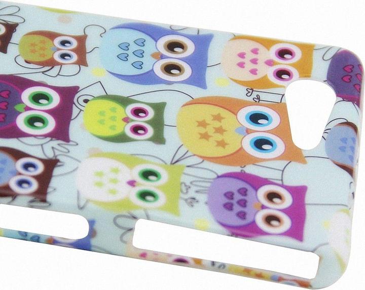 Actual product image König Design Protective Cover Mobile Case Cases TPU for Mobile Sony Xperia Z3 Compact Colourful Owls Assembly (Sony Xperia Z3 Compact)