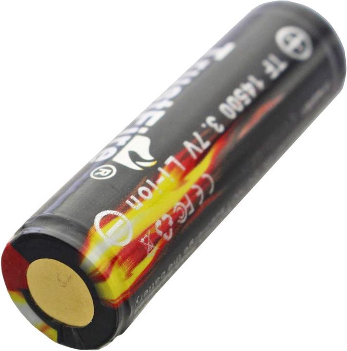 Immagine prodotto Trustfire Batteria 14500 protetta Li-Ion (fiamma) (1 pz., 14500, 900 mAh)
