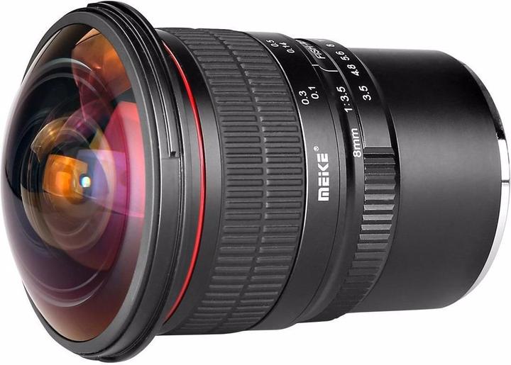 Image du produit Meike 8mm f/3.5 MFT (Micro Four Thirds, APS-C / DX)