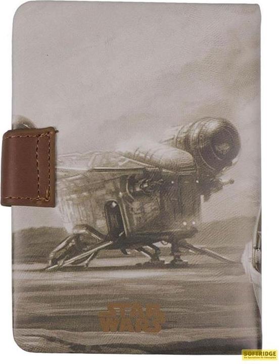 Actual product image The Mandalorian stationery set the child, brown