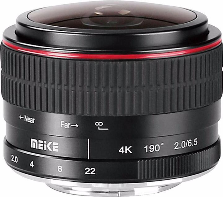 Productafbeelding Meike 6,5 mm f/2,0 Fisheye, Sony E (Sony E, Volledig formaat, APS-C / DX)