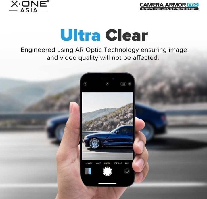 Image du produit X-One Protective glass Sapphire Camera Armor Pro - for iPhone 16e - silver (1 pièce(s), Apple iPhone 16e)